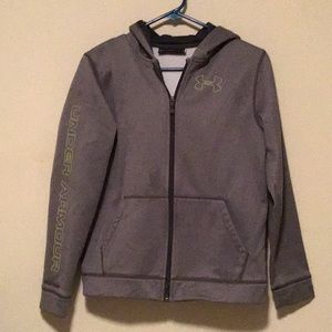 Under Armour child’s zipper jacket, Size L